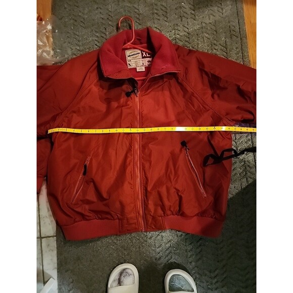 Vtg Wearguard Mens Burned Orange Red 3 Season Jacket Size XL Snow Resistant - Picture 13 of 16